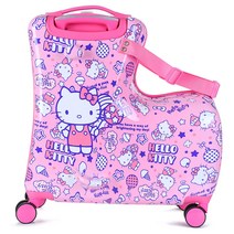 HELLO KITTY 키티 키즈라이드 어린이 타는 캐리어 라이딩캐리어 여행가방 20 24