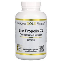 CGN 꿀벌 프로폴리스 2X 농축 추출물 500mg 240 베지캡슐, 240정, 1개