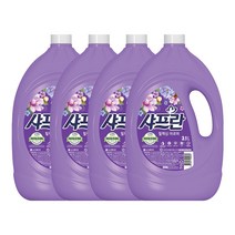 샤프란 릴렉싱아로마 섬유유연제 본품, 3.1L, 4개