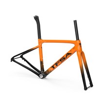 로드 자전거 프레임 카본 탄소 초경량 림 사이클 디스크, 오렌지