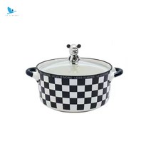 BX VIBRANT 예쁜그릇 뚜껑이 있는 고가의 바이노럴 세라믹 인스턴트 국수 그릇 기숙사 인스턴트 국수 그릇 단일 수프 그릇 밥 그릇, A