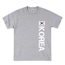 2023년 NEW 남녀공용 코리아 면 반팔 티셔츠 4종 KOREA 모음