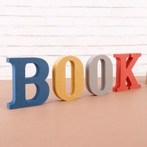 MDF 카페소품 디자인 book 우드 인테리어 데코, 블랙_대문자_FOOD