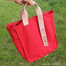 [유명한원단] 방수원단 하이포라 옥스포드 무지천, 레드（A42-60）