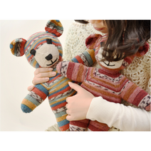뜨개하다 테디베어 패키지 양말실로 뜨는 무료도안 패키지 6369 - Teddy by Arne & Carlos 패키지 인형, 가을열매