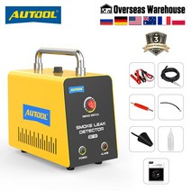 홍수 누수탐지기 스마트 AUTOOL-SDT101 자동차 연기 누출 감지기 EVAP 진공 진단 도구 DC12V 연료 파이프 탐지기 자동