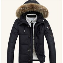 남성 정장패딩 직장인 겨울 하프 점퍼 2COLOR 블랙 4XL