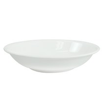 흰색 멜라민 짜장기 21cm 업소용 면기 짬뽕 그릇 굽볼개_8JW, 1개