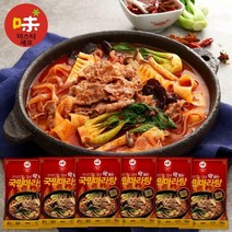 기타 미스타셰프 국민 마라탕 550g x 6팩, 상세페이지 참조