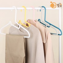 목 안늘어나는 옷정리 옷걸이 5p세트 이사 자취 준비, 핑크