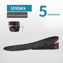 기능성 깔창 슬리퍼 유연성 평발 허리 디스크 3-9CM 보이지 않는 높이 증가 깔창은 단독 삽입 할 수 있습니