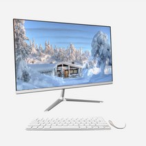 올인원 데스크탑 컴퓨터 intel Core i5-7300 24 인치 모니터 Pc 일체형 RAM DDR4 16 GB SSD 1 테라바이트, 03 8GB 512GB, 01 i5-7300