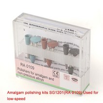 치과 hp0412 도자기 치아 연마 키트 저속 핸드피스 도구 도자기 용 단순 연마 복원 키트, 02 RA 0109