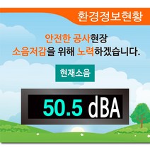 온도측정기 습도측정기 건설현장소음측정기 고정식소음측정기 소음표시전광판 R-17번, R2번