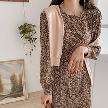 코코블랑 감성자극 라인 롱 원피스