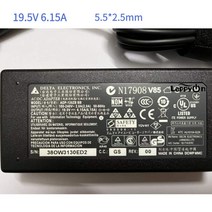 120W 19.5V 6.15A 5.5x2.5mm AC 어댑터 MSI GF63 얇은 8SC MS-16R3 GTX16 노트북 충전기, 01 Only adapter