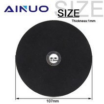 앵글그라인더75-305mm 금속 커팅 디스크 원형 수지 그라인딩 휠 톱 블레이드 플랩 샌딩 디스크 앵글 그라인, 02 107mm_03 10pcs