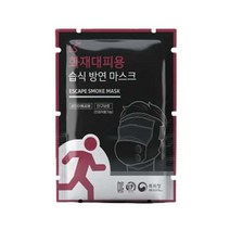 녹색안전 마스크 LS화재대피 습식방연마스크 화재대피