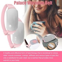 허리 마사지매트 온열기 전자파없는 전기 온열 매트 벨트 경련 패드 벨트 기간 통증, b
