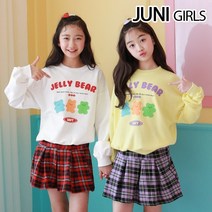 주니걸즈 젤리베어걸즈체크 상하세트