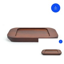 양손 통주물 직사각 주물팬 목판받침대 소 볶음팬받침대 프라이팬받침대 냄비받침 콘버터팬받침대