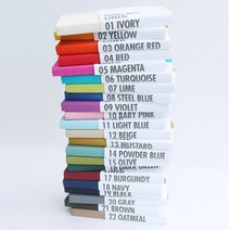 이노웍스 패브릭 노트 라인드 맥시 포켓 수첩 다이어리 유선 양장 제본 22컬러, 18.네이비