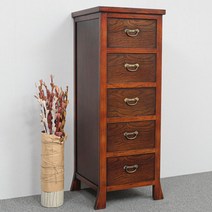 옛마루고가구 다리 미니 5단스 서랍장 수납장 원목가구