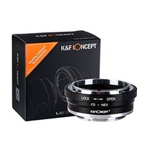 [정규 대리점]K&F CANON FD마운트-SONY NEX E마운트 어댑터 렌즈 크로스 첨부 Ver2 fd-nex2 (KFNEX)