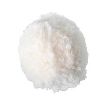 크로 셰 뜨개질을 위한 32 미터 땅딸막한 털실 뜨개질을 하는 양모 털실 공 14mm, 화이트, 폴리 에스터