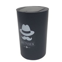 뮤첸 종량제봉투전용 모던 터치휴지통20L 블랙 CS Living