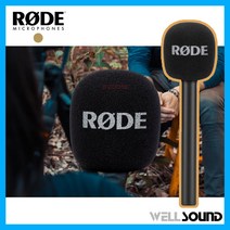 로데 인터뷰 마이크 RODE Interview Go 와이어리스고 전용 영화 컨텐츠 유튜브 야외 인터뷰 촬영용 로드 인터뷰고 무선 핸드 마이크