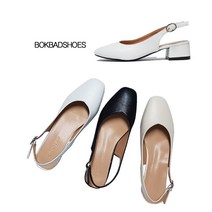 여성 슬링백 구두 샌들 미들힐 통굽 여름 신발 C-319