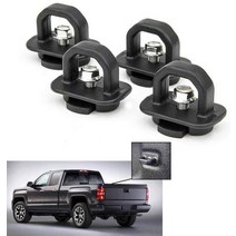 자동차 외곽부품4pcs 자동차 트럭 넥타이 앵커 사이드 시보레 silverado 액세서리 2007-2020 GMC 시에라 콜, 01 Black