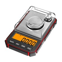 캐리어저울 미니저울 50g 0 001g 디지털 저울 휴대용 미니 전자 정밀 전문 포켓 밀리그램 교정 분동 스케일, red, 01 red, red