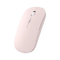 [Home&Office] 파스텔 감성 저소음 무선 블루투스 마우스 노트북 태블릿 PC 스마트폰 맥북 아이패드 아이폰 갤럭시 갤럭시탭 갤럭시북 가성비 추천, BTM-13핑크