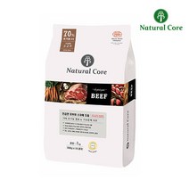 브랜드없음 코스트코 네츄럴코어 비프 강아지 사료 7kg [500g 소포장 14봉]