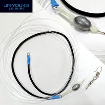 심해갈치 수제채비 고탄성 쇼크리더 5.5m 바다낚시바늘 선상칼치 자작채비