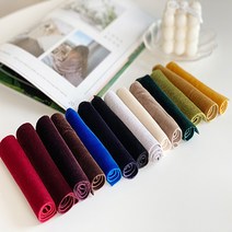 고중량 벨벳원단 스판덱스원단 15종, 블랙