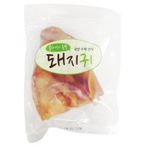 애견 피부건강과 골격근 강화 돼지귀 간식 말티푸 PUG, 1개