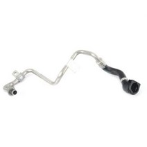 1 개 터보 차저 냉각수 리턴 라인 BMW F20 F30 G30 X3 X4 125I 330I 11537643226 용 금속 + 고무, Silverblack, 01 Silverblack