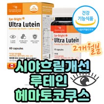 시야 흐림 시각 개선 효과 헤마토코쿠스 루테인영양제 여성 여자 남자 남성 50대 회사원 직장인 이물감 흐릿함 침침 뻑뻑한 눈 망막 도움되는 성분 비타민A VITAMIN E 블루베리