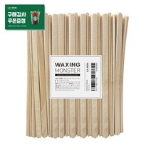 왁싱몬스터 우드 스파츌라 100개입, XS