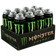 Monster Energy Mega Original 미국 몬스터 에너지 메가 오리지날 드링크 음료 710ml 12캔, 한세트(12캔)