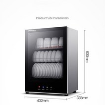 식기살균건조기 가정용 탁상 미니 고온 소독 찬장 소형 주방 식기 60L, 01 RTD60PD-1 60L_01 미국