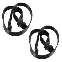 2X PCI-E 6 Pin To 2 Ports 6+2 Power Supply Cable For Cooler Master V Series V850 V700 V1000 Modular, green
