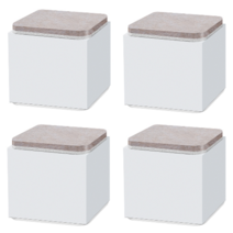 곽씨네 슈퍼 가구 다리 높이조절발 60x52mm 사각 4개입, 화이트