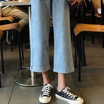 가바바 여성 청바지 고무줄로 편한 데일리 데님 바지 G39093