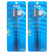 Oral-B Denture Toothbrush 오랄비 덴쳐브러쉬 틀니칫솔 2개