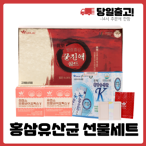 추석선물세트 꿀홍삼 명절선물세트 명절선물 설날선물세트 부모님선물 설선물세트 프로바이오틱스 유산균, 꿀진액골드300g+유산균3팩
