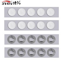NFC 휴대폰 RFID 태그 스티커 접착 라벨 Ntag213 13.56MHz ISO14443A Ntag 213 칩 10 개, 02=10pcsWetNFC213, 10개